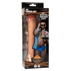Working Stiff by Calexotics Gode The Cabana Boy 17.5 x 4cm
